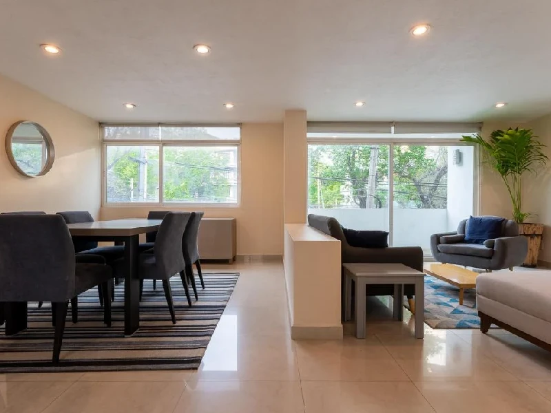 Departamentos Amueblados en Renta en Roma Norte